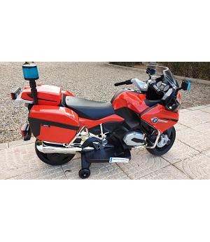 MOTO POLICÍA 12V COLOR ROJA, INFANTIL - R2298R